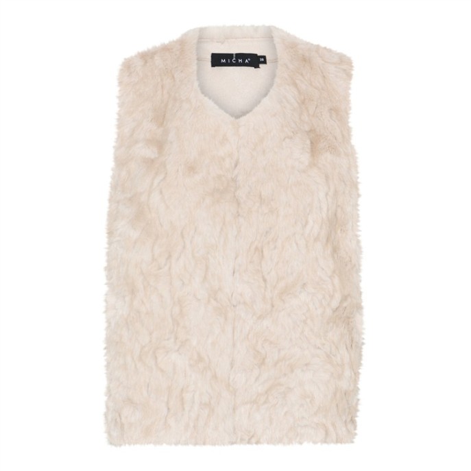 Micha Gilet nepbont 106323 Beige